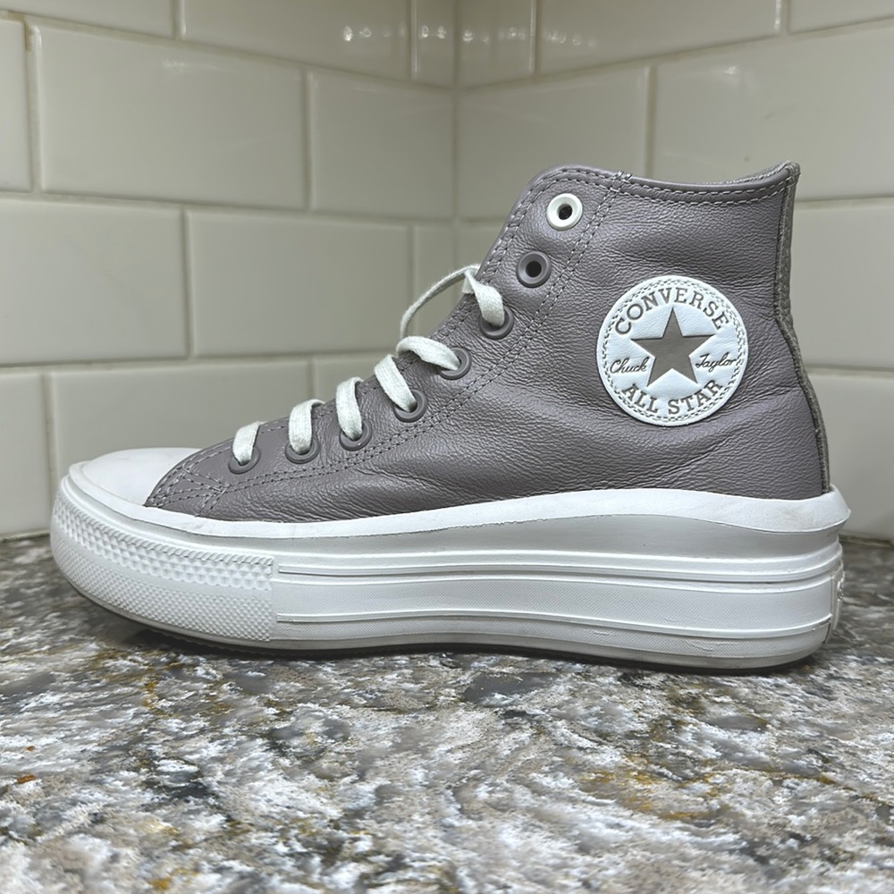 Women’s Converse All Star Light Purple Platform High Tops